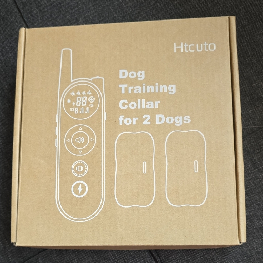 Htcuto Black Dog Training Collar Set - Picture 2 of 4
